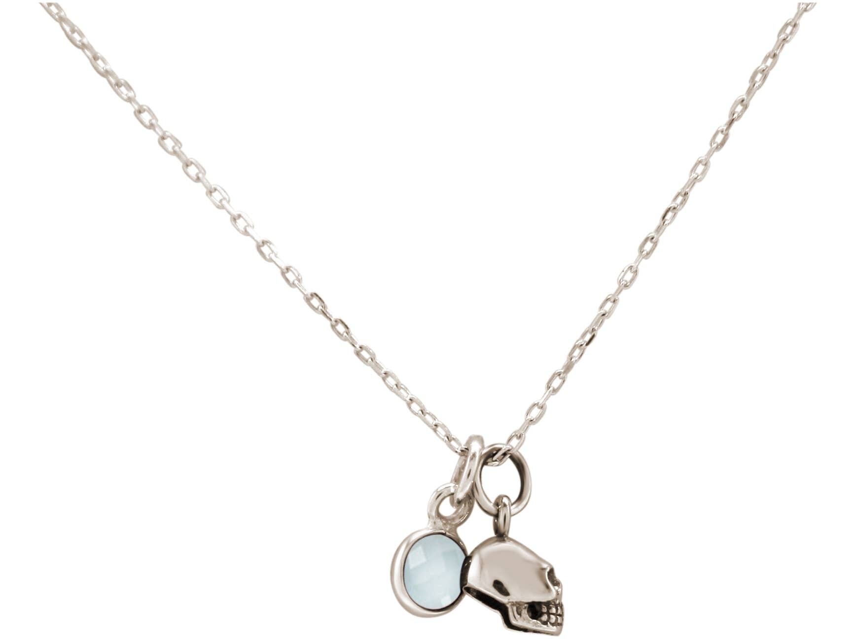 Gemshine - Collana pendente teschio gotico