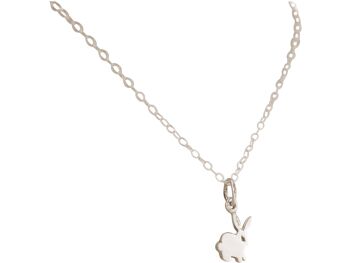 Collier Gemshine Lapin, Lapin de Pâques, Pendentif Lapin 925 1