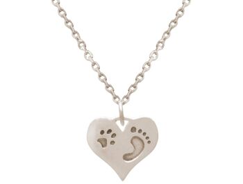 Gemshine - Collier HEART Prints on my Heart: chien, chat 4