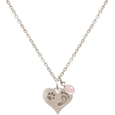 Gemshine - Necklace - HEART Prints on my Heart: Dog, Cat