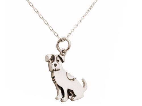 Gemshine Halskette Jack Russell Terrier Hund Anhänger 925