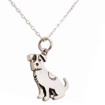 Gemshine Necklace Jack Russell Terrier Dog Pendant 925