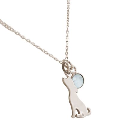 Gemshine necklace mixed breed or Jack Russell Terrier