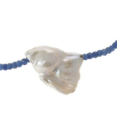 Collana Gemshine con gemme di zaffiro blu