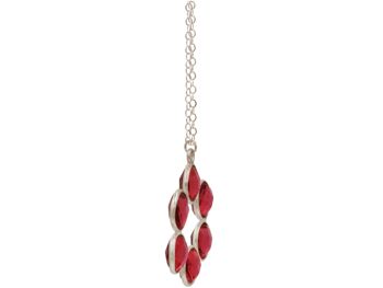 Collier Gemshine avec pierre gemme de quartz tourmaline rose 2