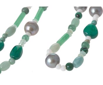 Collier Gemshine avec perles de culture grises de Tahiti 2