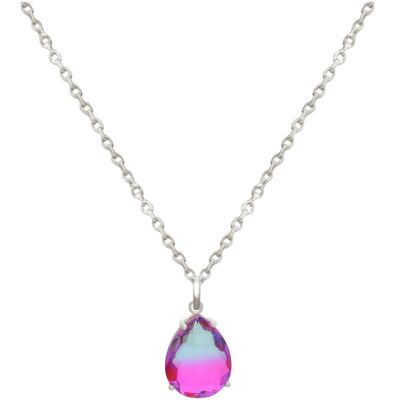 Gemshine Necklace with Tourmaline Quartz Gemstone Drop