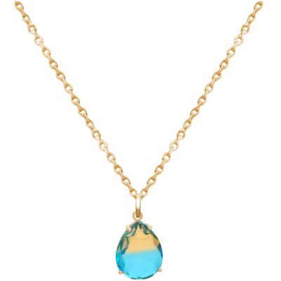 Gemshine - necklace with tourmaline quartz gemstone drops