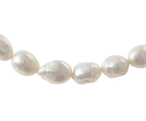Gemshine Halskette mit weißen Zuchtperlen in hochwertig