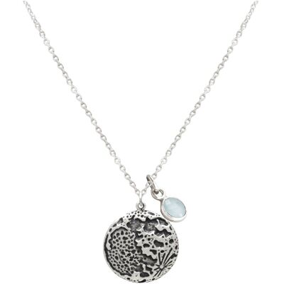 Gemshine Necklace - Moon, Full Moon, Astronomical