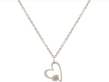 Collier Gemshine Paw on my Heart : chien, patte de chat 2