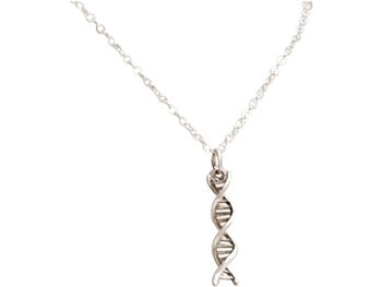 Collier Gemshine Spirale ADN Double Hélice Molécule 1