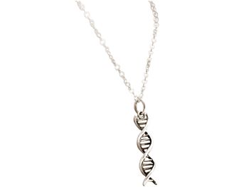 Collier Gemshine Spirale ADN Double Hélice Molécule 2