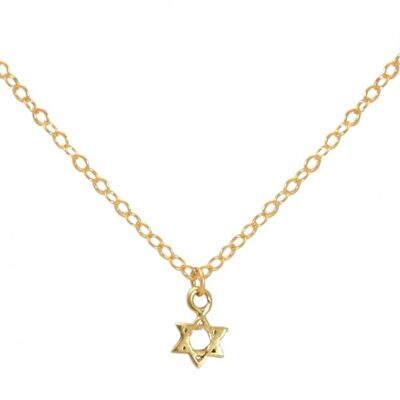 Gemshine necklace unisex with Star of David pendant