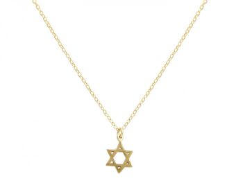 Collier Gemshine unisexe avec pendentif étoile de David 4