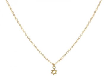 Collier Gemshine unisexe avec pendentif étoile de David 3