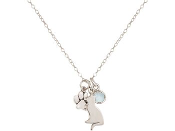 Pendentif patte de chat Gemshine. 4