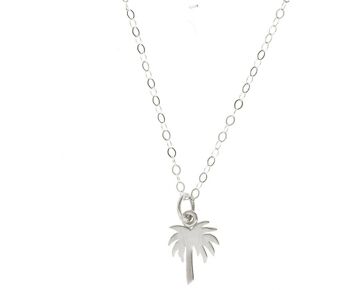 Collier Gemshine Maritime Beach avec pendentif palmier 3