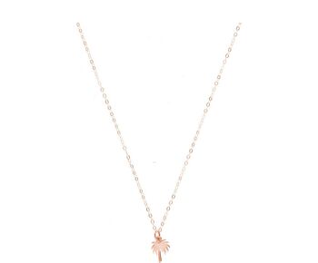 Collier Gemshine Maritime Beach avec pendentif palmier 4