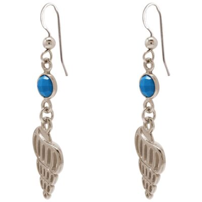 Pendientes Gemshine Maritime Beach - Pendientes colgantes de concha