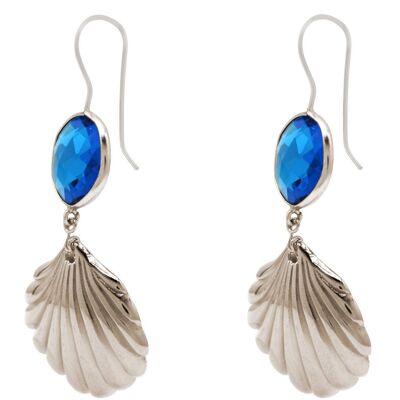 Gemshine - Boucles d'oreilles Maritime Beach - Boucles d'oreilles coquillage