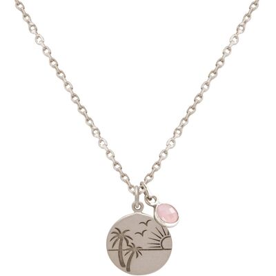 Gemshine - Maritime Necklace Sea, beach, palm tree