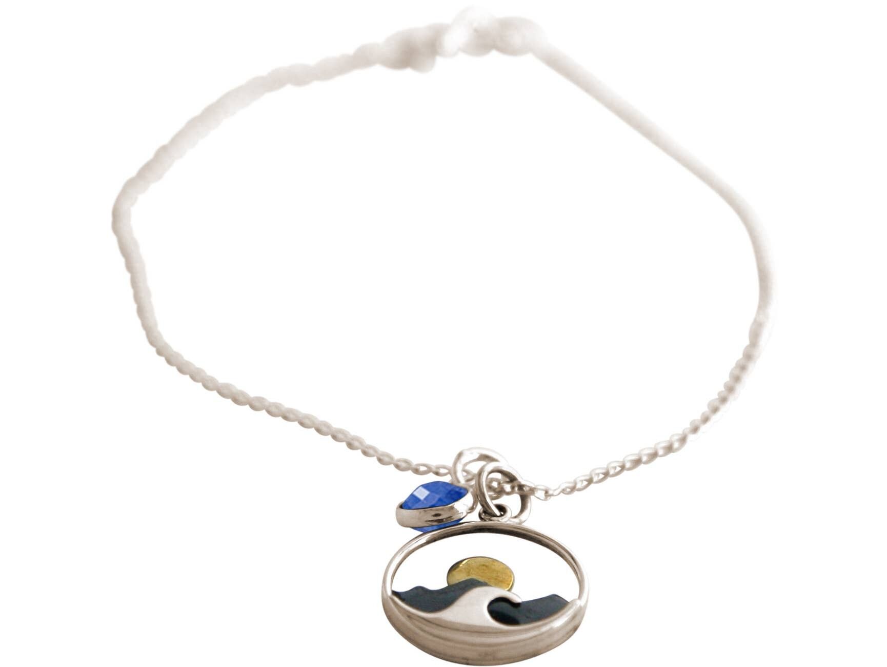 Gemshine Maritim Nautics Bracciale Onde, Sole