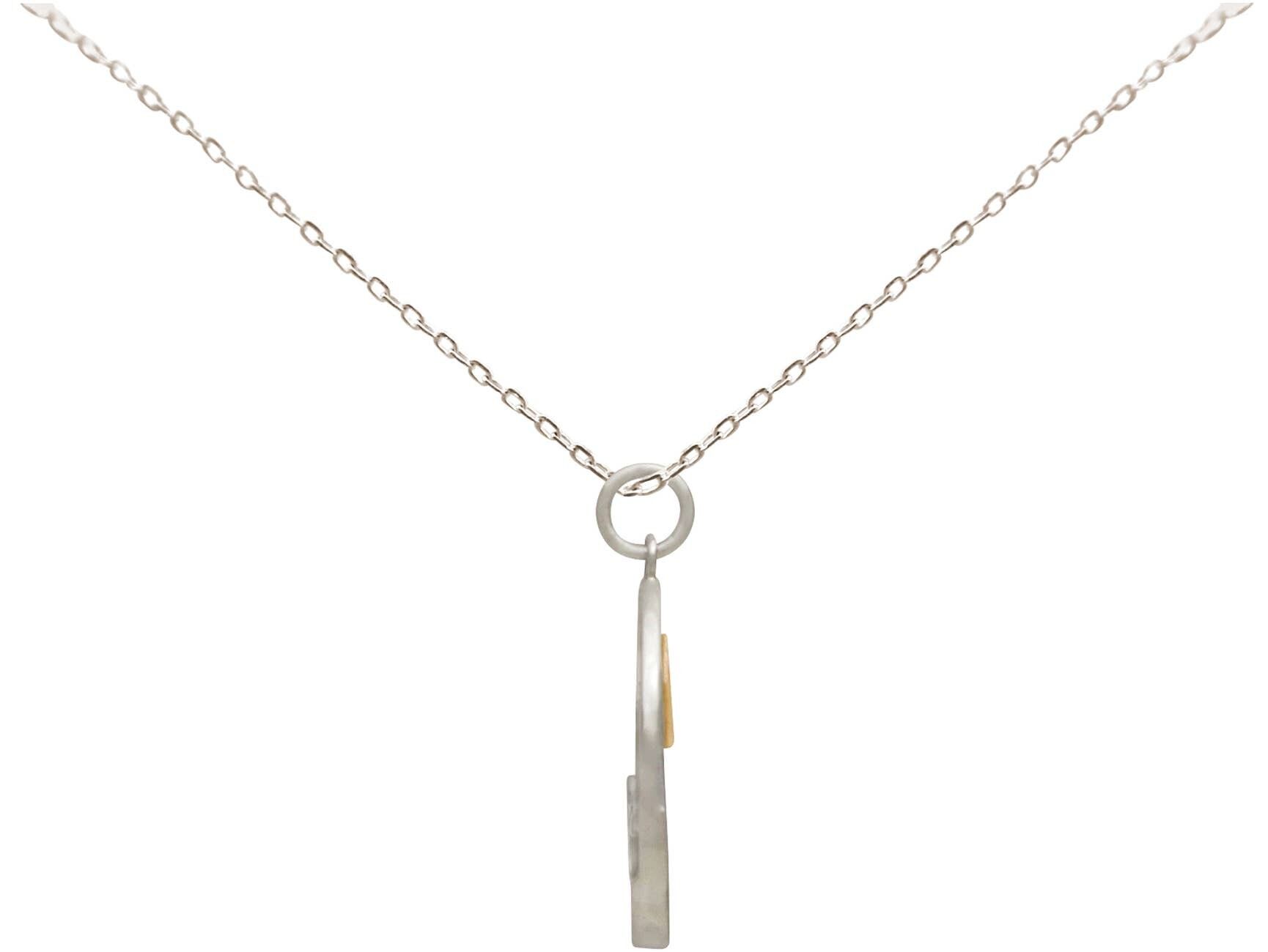 Collana Gemshine Maritim Nautics Mare con onde e montagne