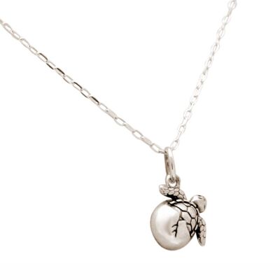 Gemshine Maritim Nautics Baby Turtle Necklace