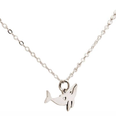 Collier baleine en argent 925 Gemshine Maritim Nautics