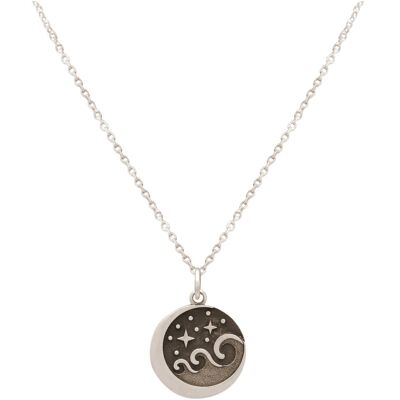 Collier Gemshine Maritim Nautics avec vagues et étoiles Na