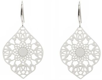 Boucles d'oreilles Gemshine avec pendentif larme bohème mandala 3