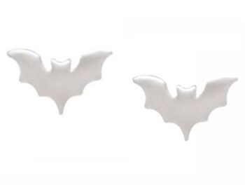 Boucles d'oreilles chauve-souris Gemshine Batman Studs - Argent 925 1