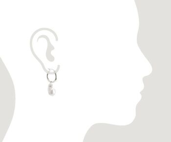 Boucles d'oreilles Gemshine créoles créoles en argent 925, de haute qualité 3