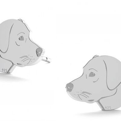 Gemshine earrings LABRADOR or GOLDEN RETRIEVER dog