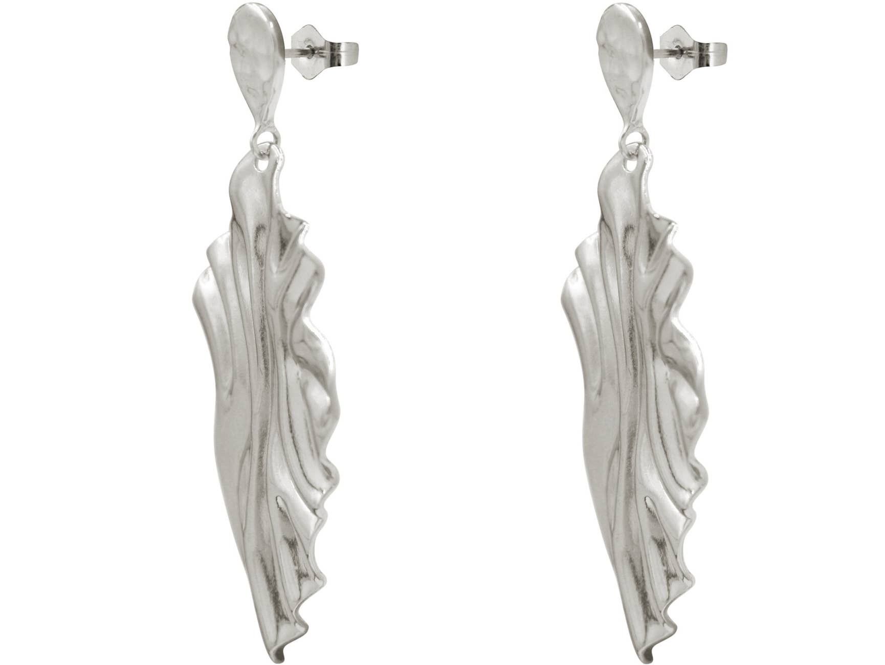 Orecchini Gemshine con orecchini pendenti con pepite astratte a forma libera 3-D