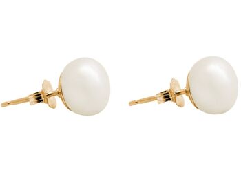 Boucles d'oreilles Gemshine avec perles de culture blanches de 7 mm en argent 925 3