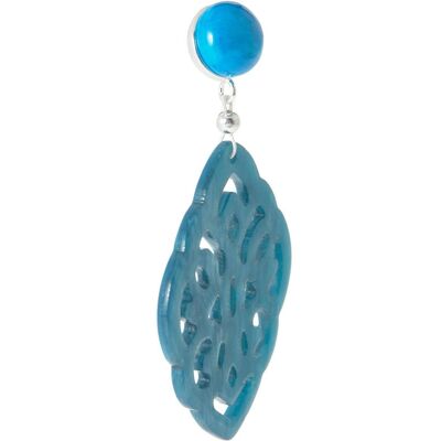 Orecchini Gemshine con cabochon di pietre preziose turchesi