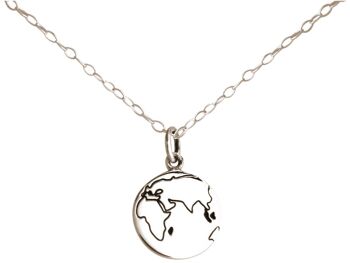 Gemshine - World Double Globe World Globe - Collier 1