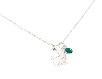 Collier pour chien Gemshine Yorkshire Terrier avec vert 2