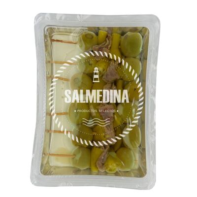 BANDERILLAS "GILDAS", Sardelle/Chili/Olive (Boxen)