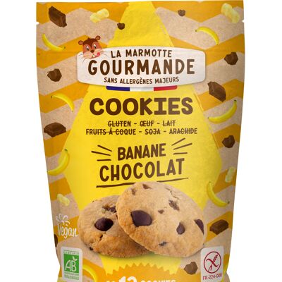 Cookies banane et pépites de chocolat