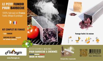 FUMOIR ET COPEAUX POUR CUISINE AU FEU DE BOIS : L'accessoire tendance : LE PETIT FUMOIR - Kit de fumage facile & maison au barbecue et pour les fumaisons d'hiver 13