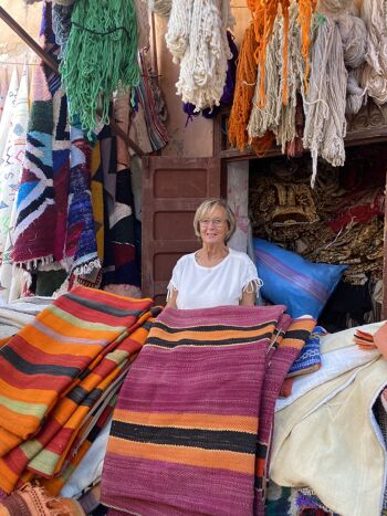 Coussins Kilim Rouge|Orange|Violet|Noir 60/40 3