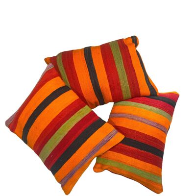 Kilim Cushions Red|Orange|Purple|Black 60/40