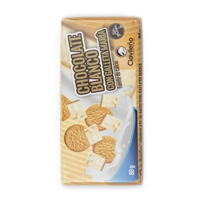 White Chocolate with Maria Biscuit 80 g