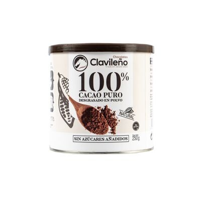 Cacao pur 100% poudre dégraissée