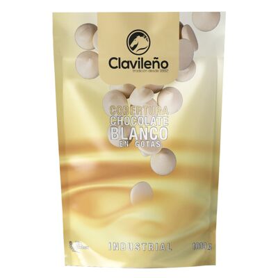 White Chocolate Coverage in Drops 1 kg