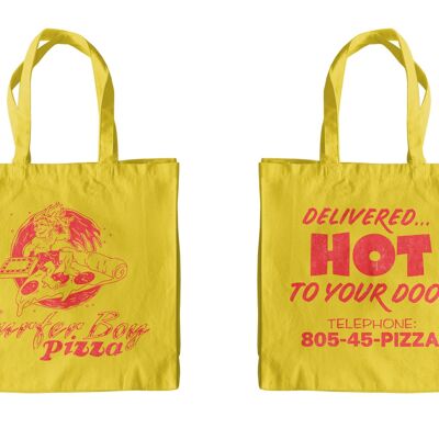Stranger Things-Surfer Boy Pizza Unisex Tote Bag