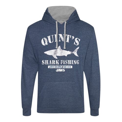 Jaws-Quint's Shark Fishing (Unisex Pullover Hoodie)